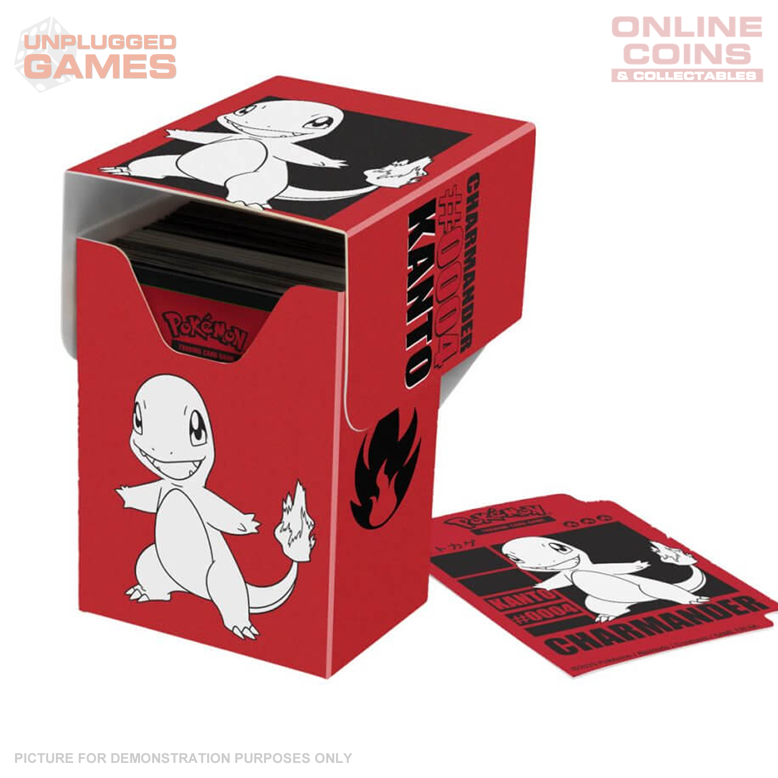 Ultra Pro POKEMON Charmander Full View Deck Box